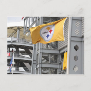 cartão postal da bandeira de pittsburg