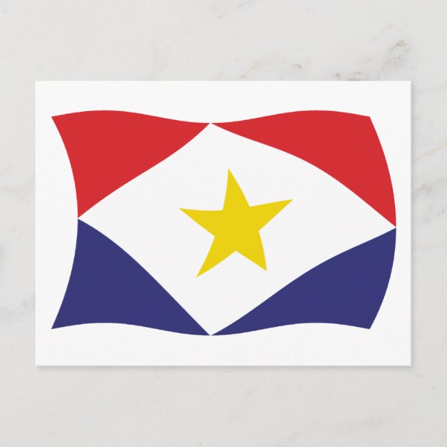 Cartão Postal da Bandeira de Saba (Frente)