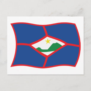 Cartão Postal da Bandeira de Sint Eustatius
