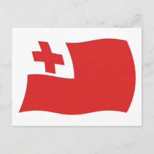 Cartão Postal da Bandeira de Tonga
