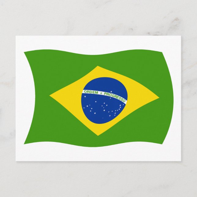 Cartão Postal da Bandeira do Brasil (Frente)