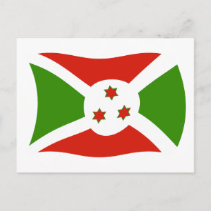 Cartão Postal da Bandeira do Burundi