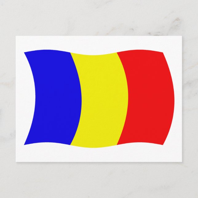 Cartão Postal da Bandeira do Chade (Frente)