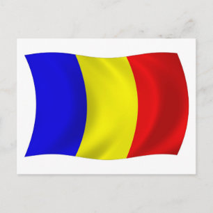 Cartão Postal da Bandeira do Chade