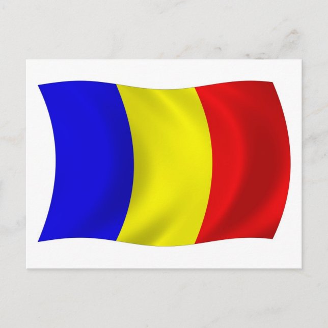 Cartão Postal da Bandeira do Chade (Frente)