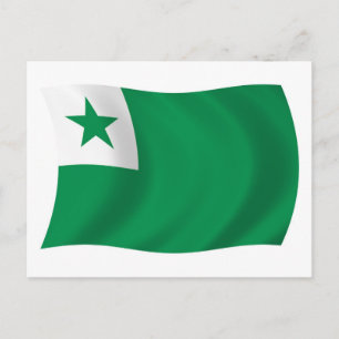 Cartão Postal da Bandeira do Esperanto