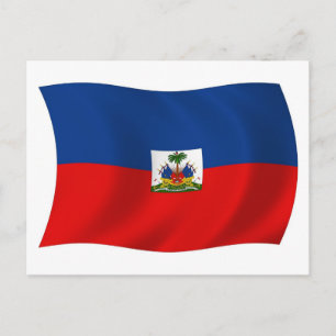 Cartão Postal da Bandeira do Haiti