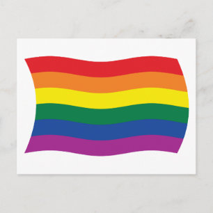 Cartão Postal da Bandeira do Movimento Orgulho Gay