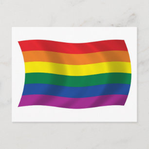 Cartão Postal da Bandeira do Movimento Orgulho Gay