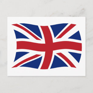 Cartão Postal da Bandeira do Reino Unido