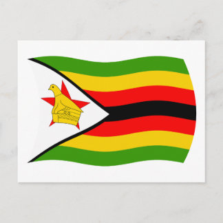 Cartão Postal da Bandeira do Zimbábue