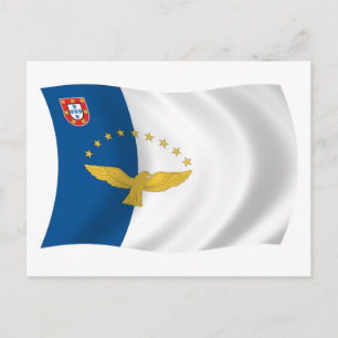 Cartão Postal da Bandeira dos Açores