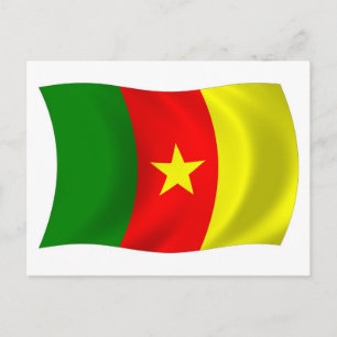 Cartão Postal da Bandeira dos Camarões