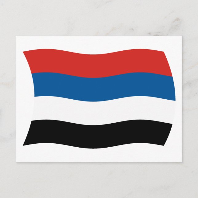 Cartão Postal da Bandeira dos Povos Indígenas da C (Frente)