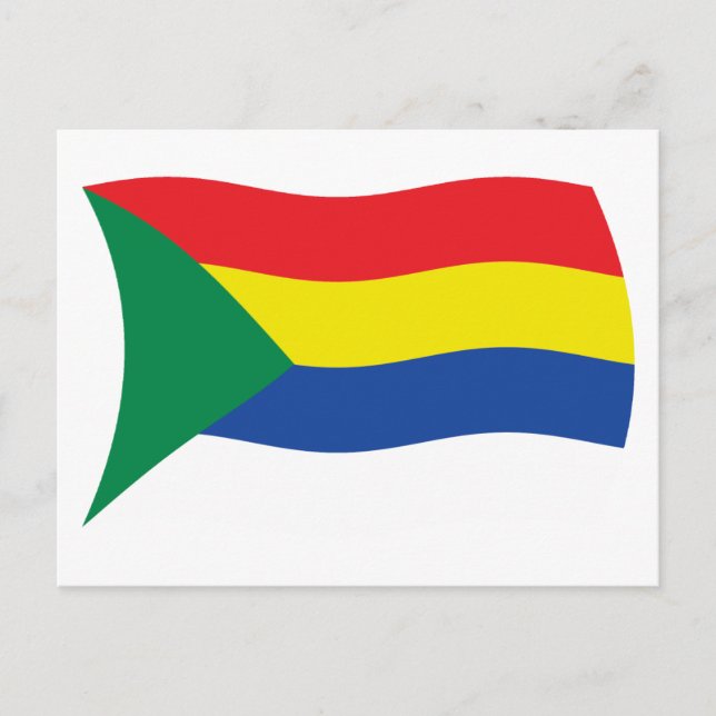 Cartão Postal da Bandeira Druzista (Frente)