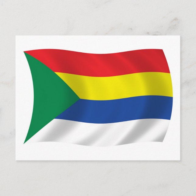 Cartão Postal da Bandeira Druzista (Frente)