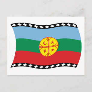 Cartão Postal da Bandeira Mapuche