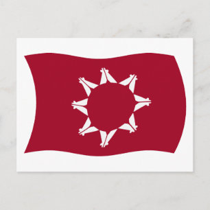 Cartão Postal da Bandeira Oglala Lakota