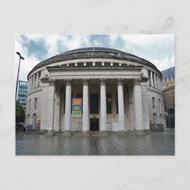 Cartão postal da Biblioteca Central de Manchester