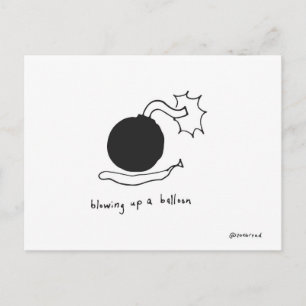 cartão postal da bomba