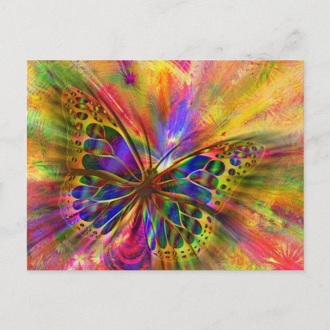 cartão postal da borboleta (Frente)