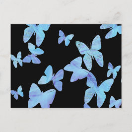 Cartão Postal da Borboleta Azul