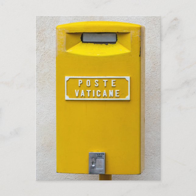 cartão postal da caixa de vaticano Cidade (Frente)