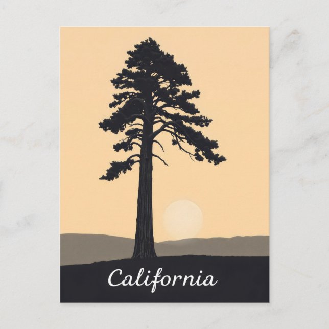 cartão postal da Califórnia (Frente)