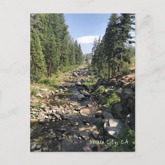 Cartão postal da Califórnia em Nevada (Frente)