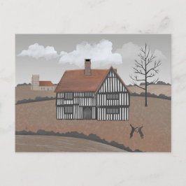 Cartão postal da casa da lebre