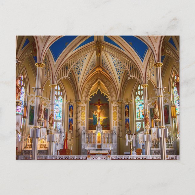 cartão postal da casa de deus (Frente)