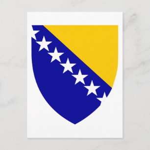 Cartão postal da Casaco de Armas da Bósnia e Herze