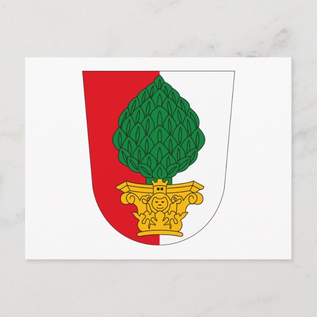 Cartão postal da Casaco de Armas de Augsburg (Frente)