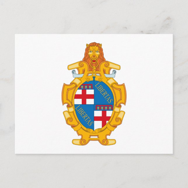 Cartão postal da Casaco de Bolonha de Armas (Frente)