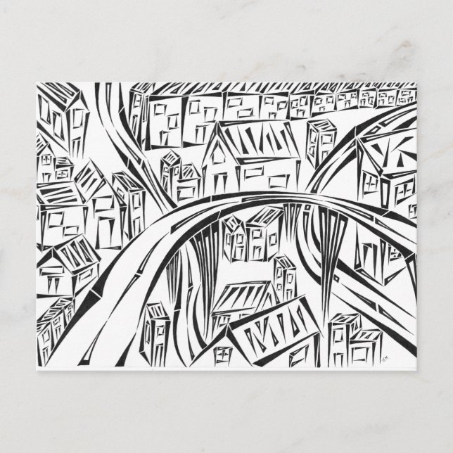 Cartão postal da cidade antiga (Frente)