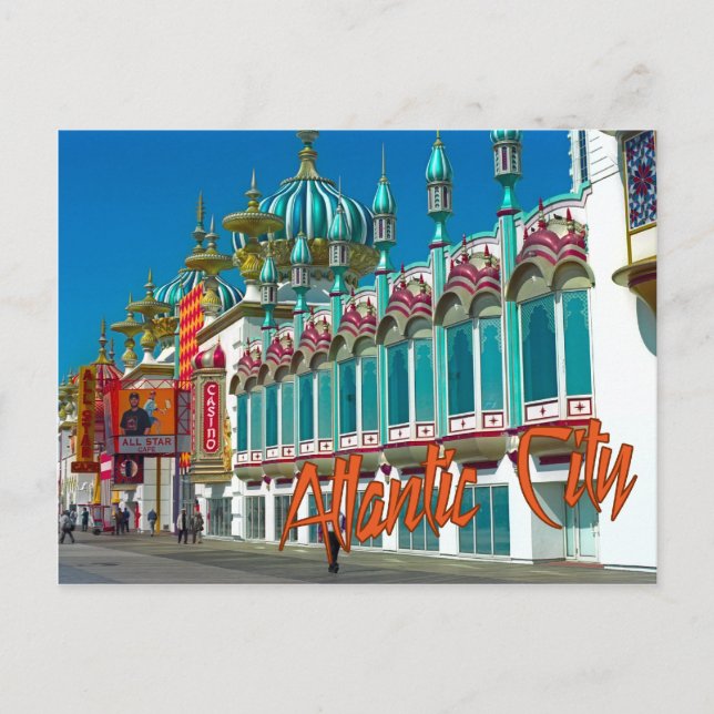 Cartão postal da cidade atlântica (Frente)