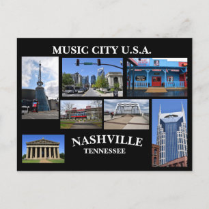 Cartão postal da CIDADE DA MÚSICA EUA