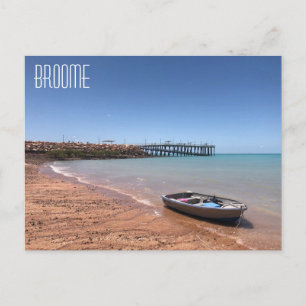 cartão postal da cidade de broome