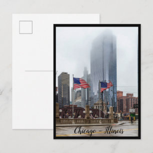 Cartão postal da cidade de Chicago, Illinois