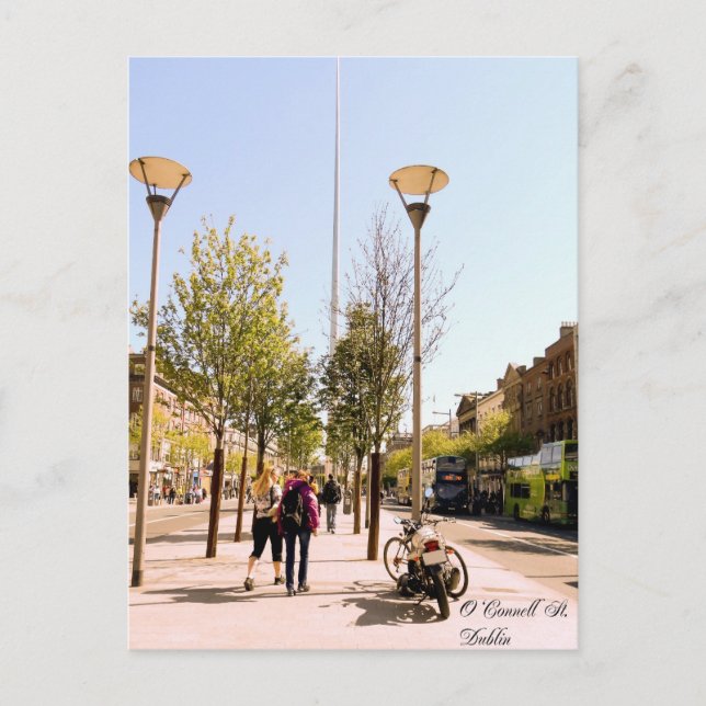 Cartão postal da cidade de Dublin (Frente)