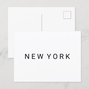 Cartão postal da cidade de Nova Iorque NYC