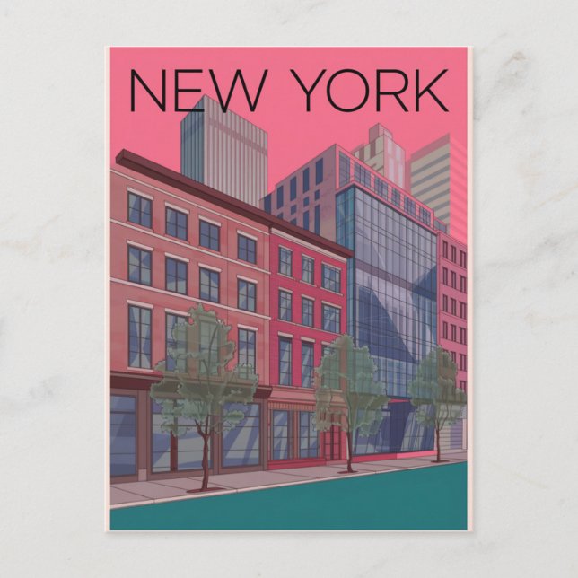 Cartão postal da cidade de Nova York (Frente)