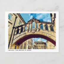 Cartão postal da cidade de Oxford