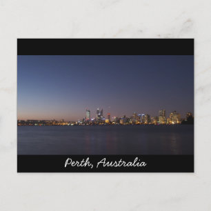Cartão postal da cidade de Perth