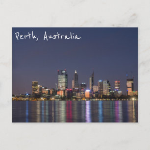 Cartão postal da cidade de Perth