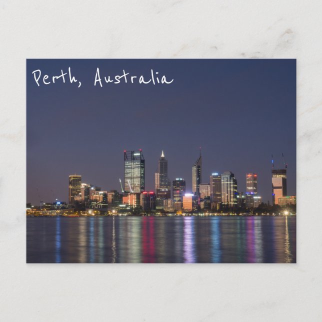 Cartão postal da cidade de Perth (Frente)