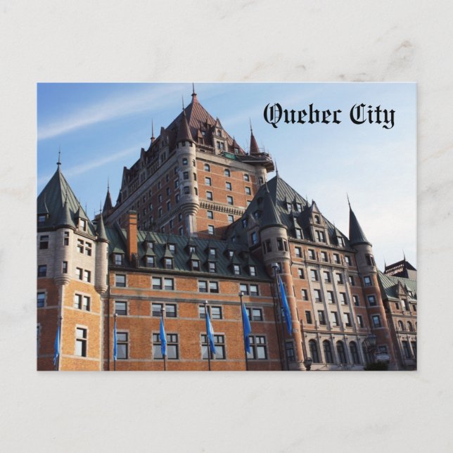 Cartão postal da cidade de Québec (Frente)