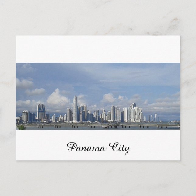 Cartão postal da Cidade do Panamá (Frente)