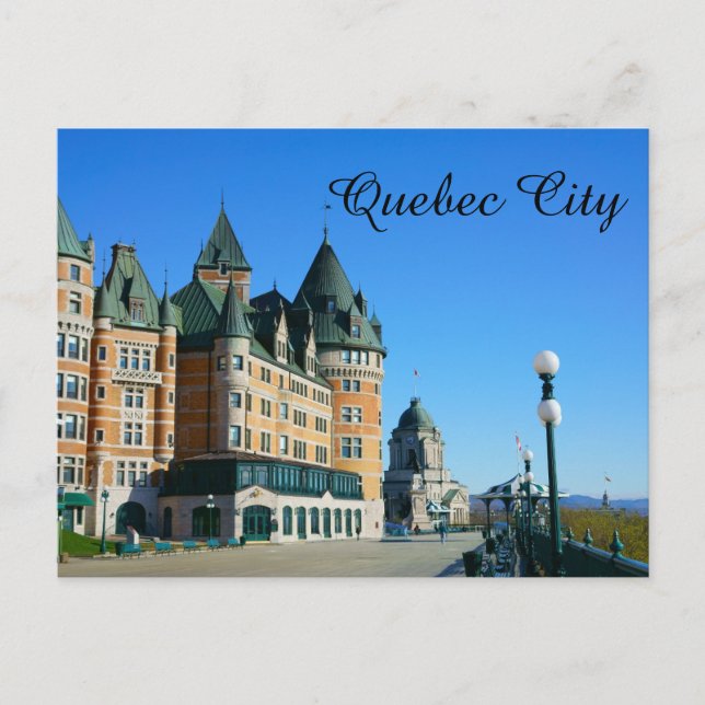 CARTÃO POSTAL DA CIDADE QUEBEC (Frente)