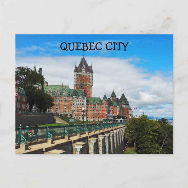CARTÃO POSTAL DA CIDADE QUEBEC (Frente)